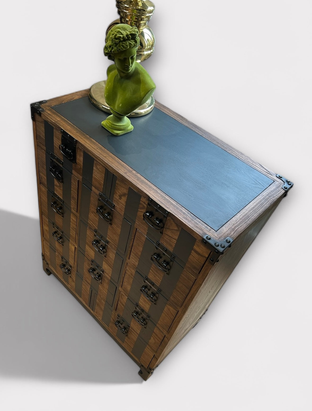 Striped Old Charm Apothecary Chest