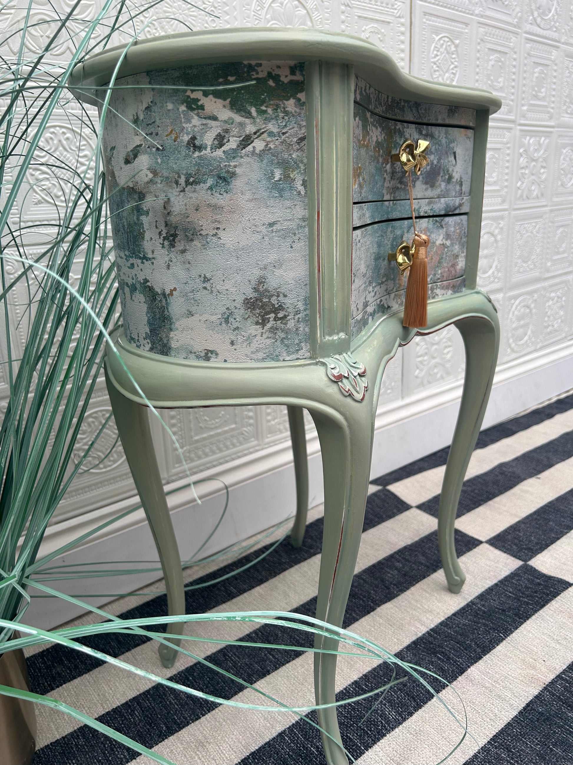 Decoupaged Watercolour Print Body