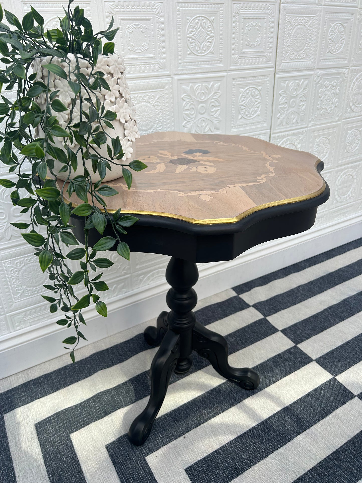 Gold Hand- painted Trim