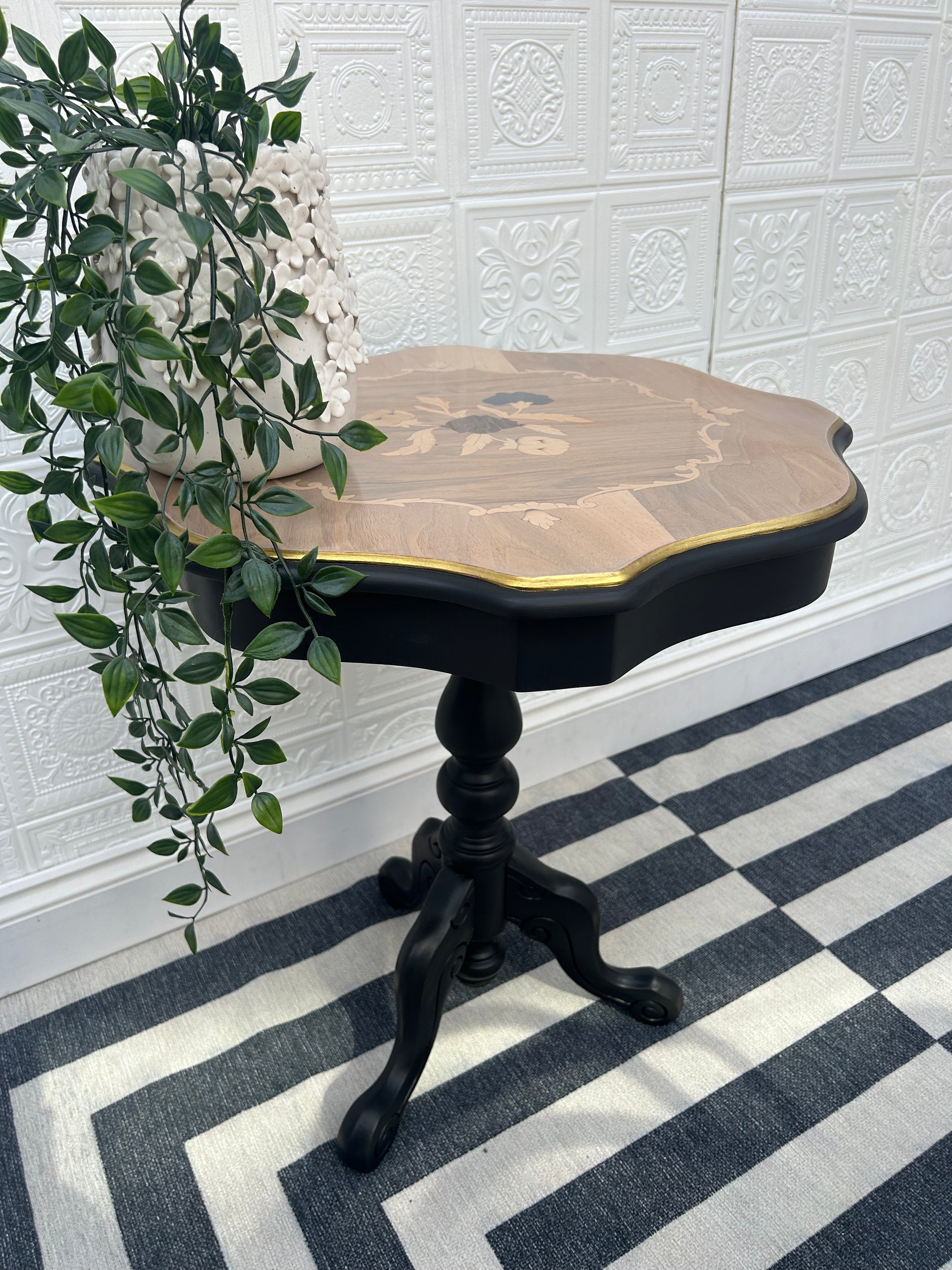 Gold Hand- painted Trim