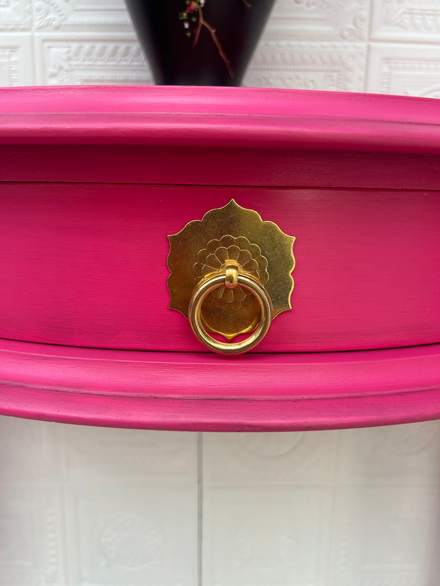 Aurora Pink Console Table