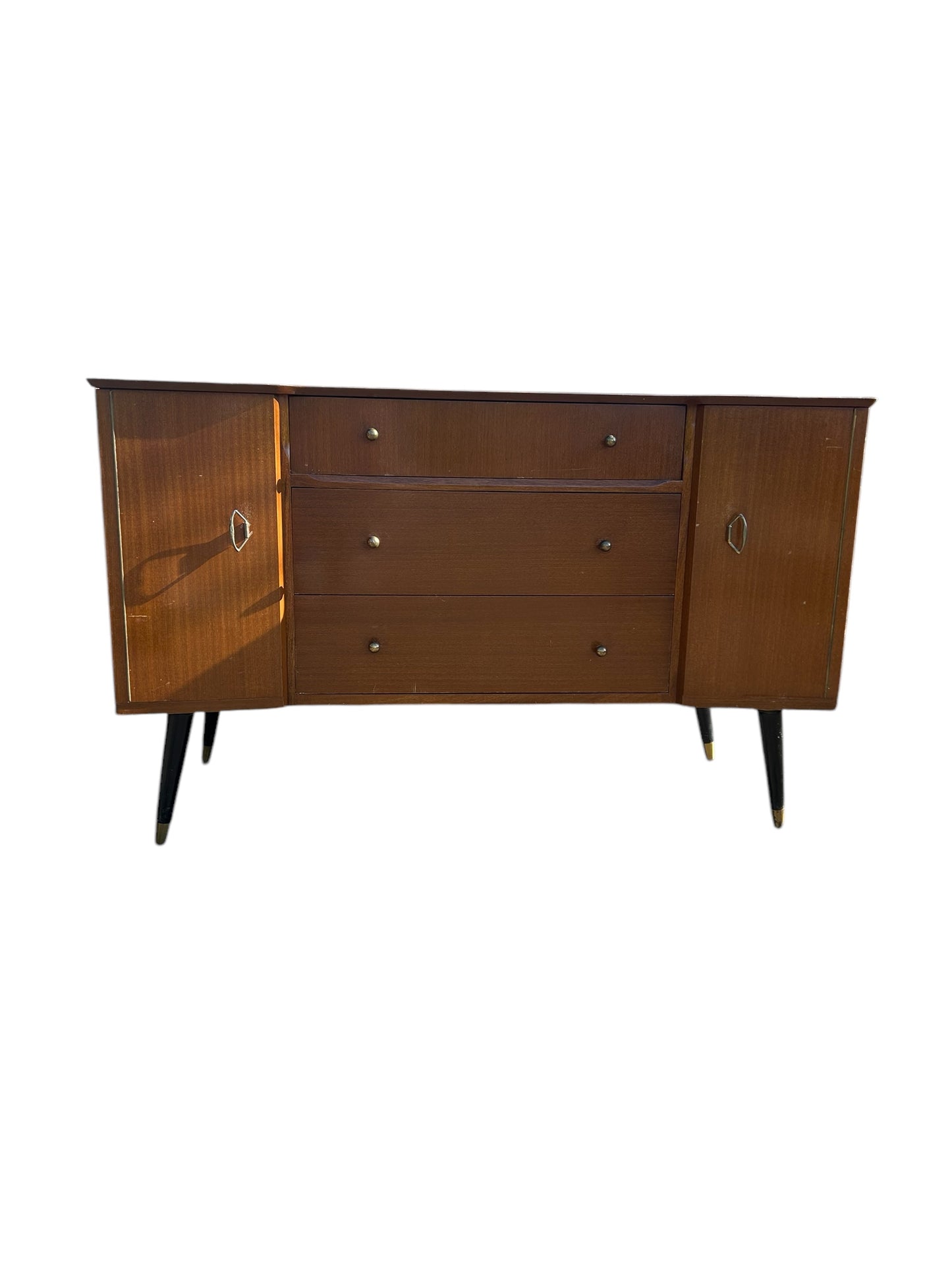 (Made to Order) Vintage Midcentury Compact Sideboard /Media Unit