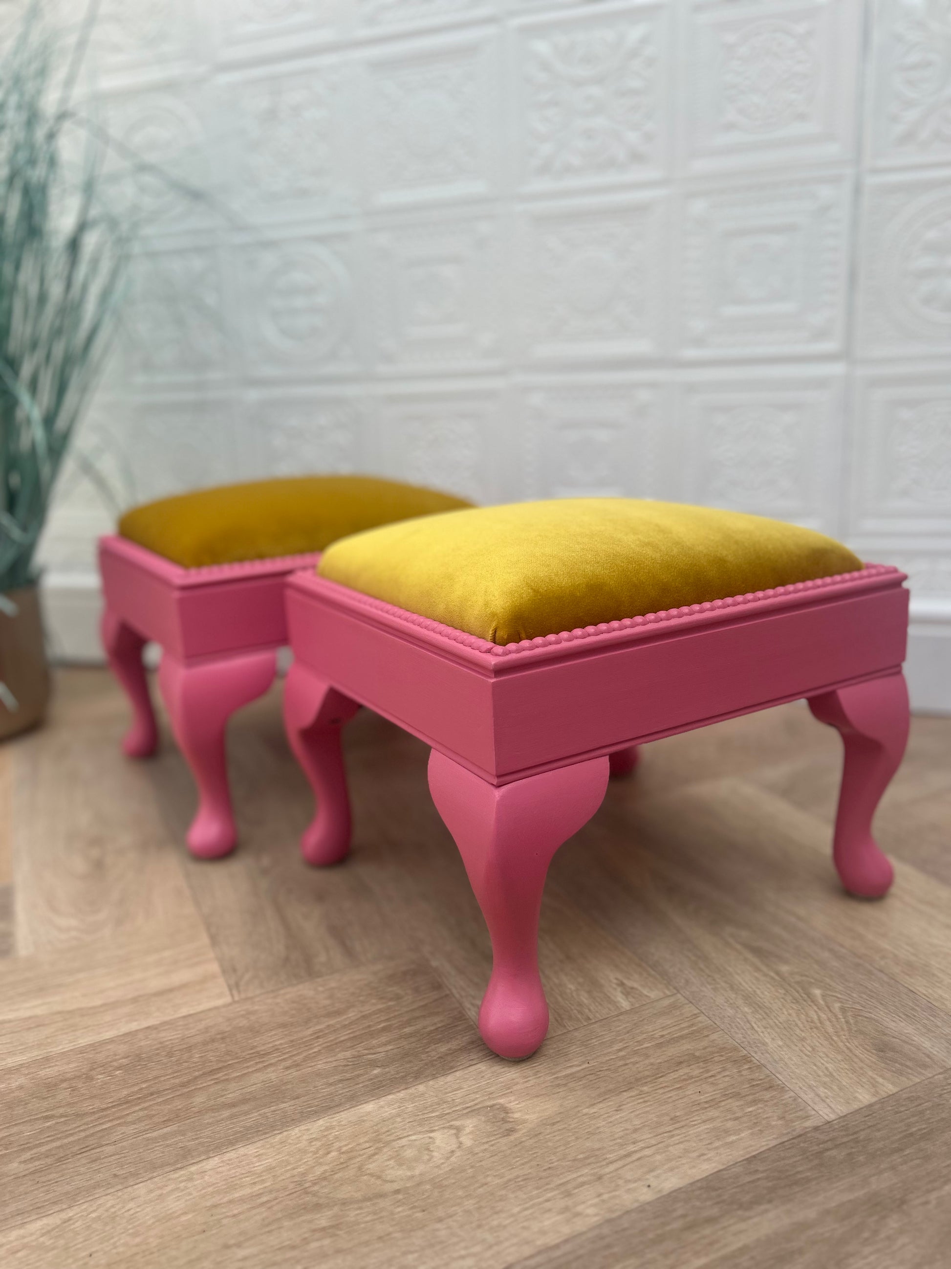 Warm Blush Pink Hand-painted