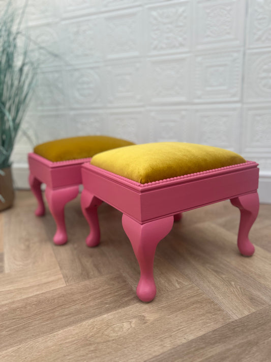 Warm Blush Pink Hand-painted