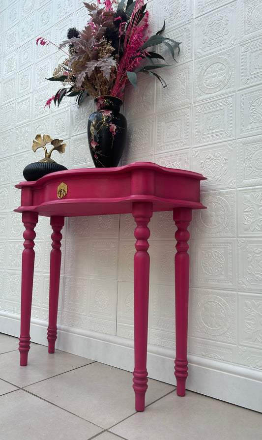 Aurora Pink Console Table