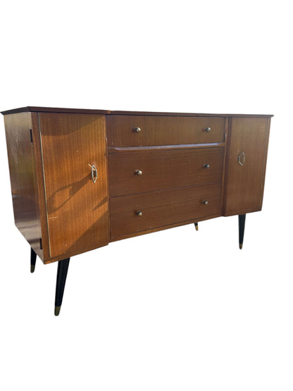 (Made to Order) Vintage Midcentury Compact Sideboard /Media Unit