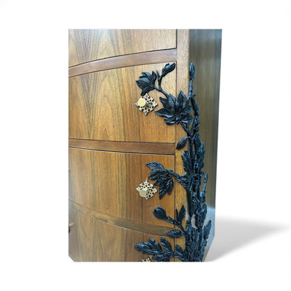 Organic climbing Floral Resin Applique