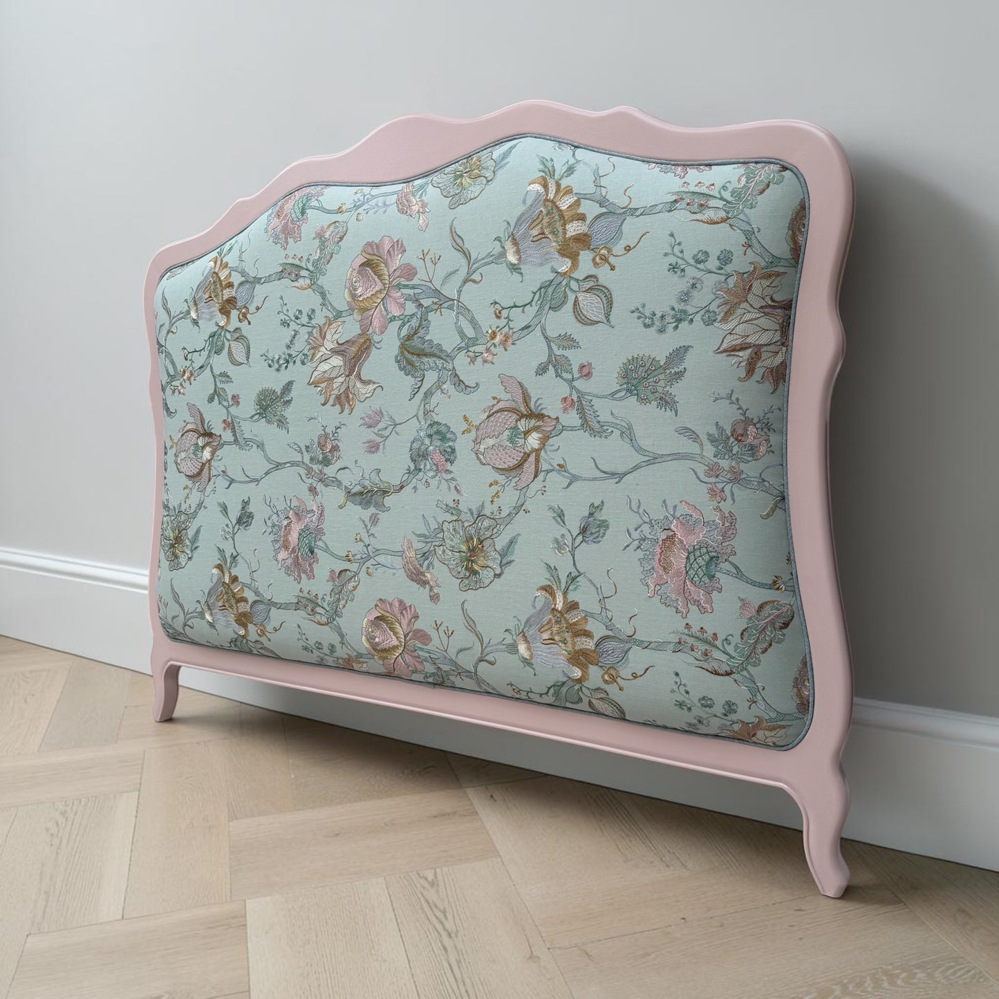 Floral Pastel Upholstered Headboard