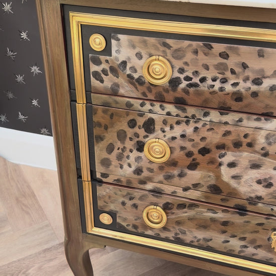 Ecentric Hollywood Regency Refinished Dresser