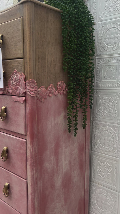 Vintage Romance Tall Chest of Drawers