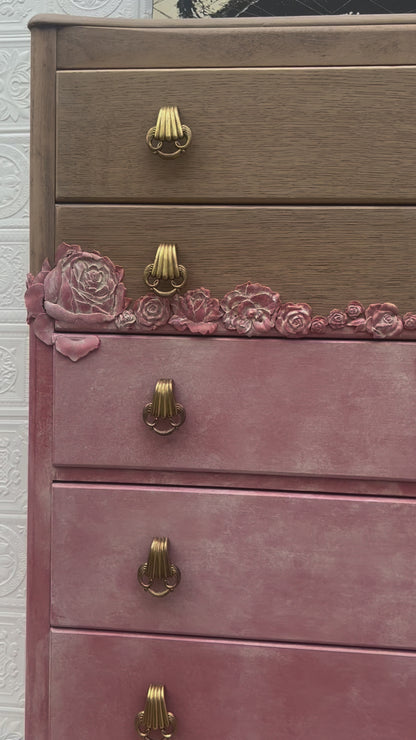 Vintage Romance Tall Chest of Drawers